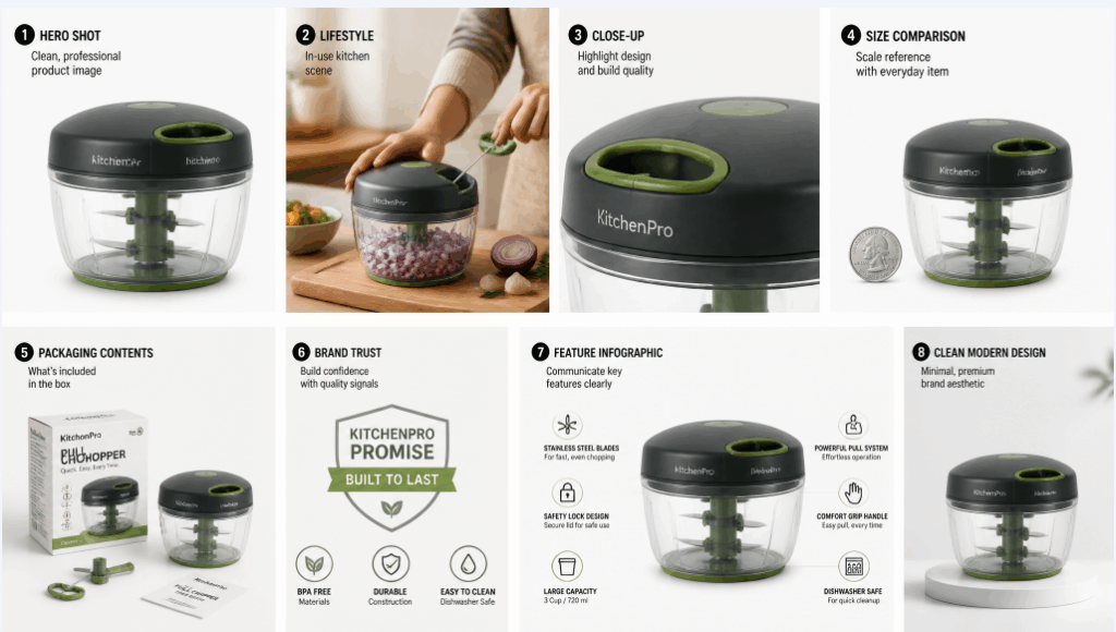 The 7-Image Amazon Listing Stack We Recommend