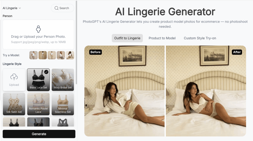 1. PhotoGPT — Best Overall for Ecommerce Sellers