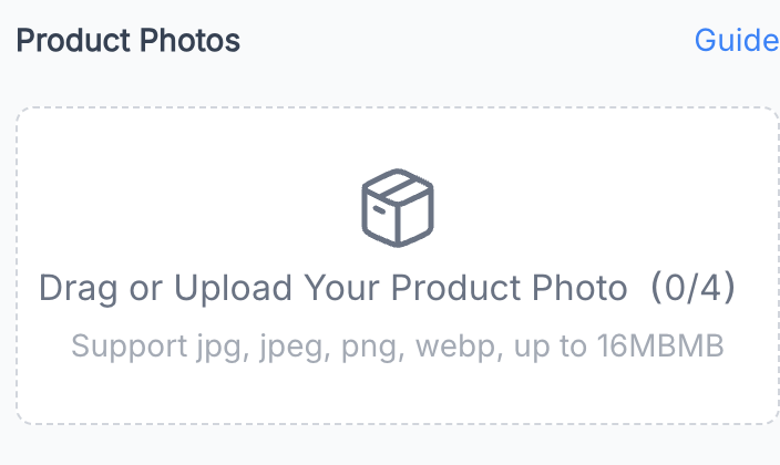 Step 1: Upload Your Product Photo