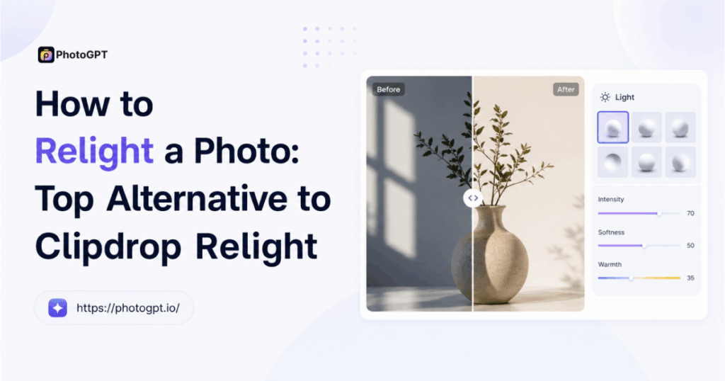 How to Relight a Photo: Top Alternative to Clipdrop Relight