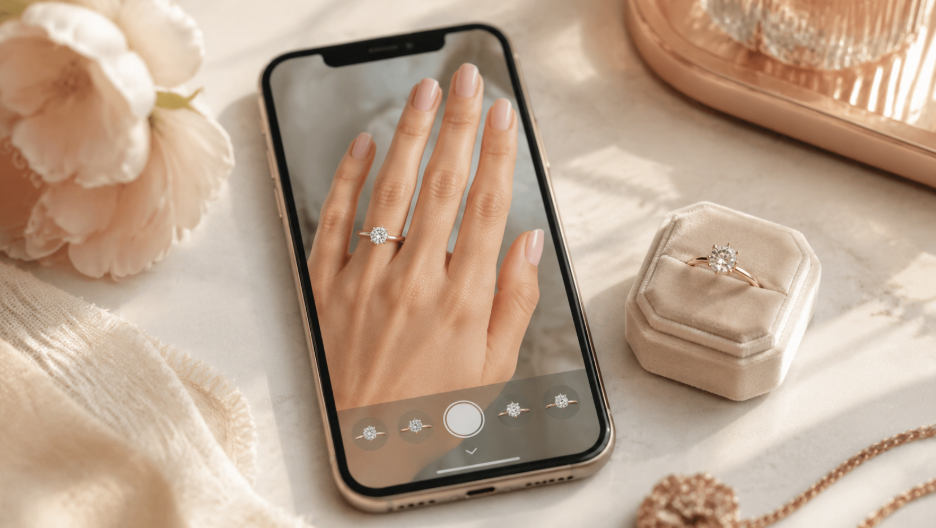 Tool 2: Brilliant Earth Engagement Ring Try-On